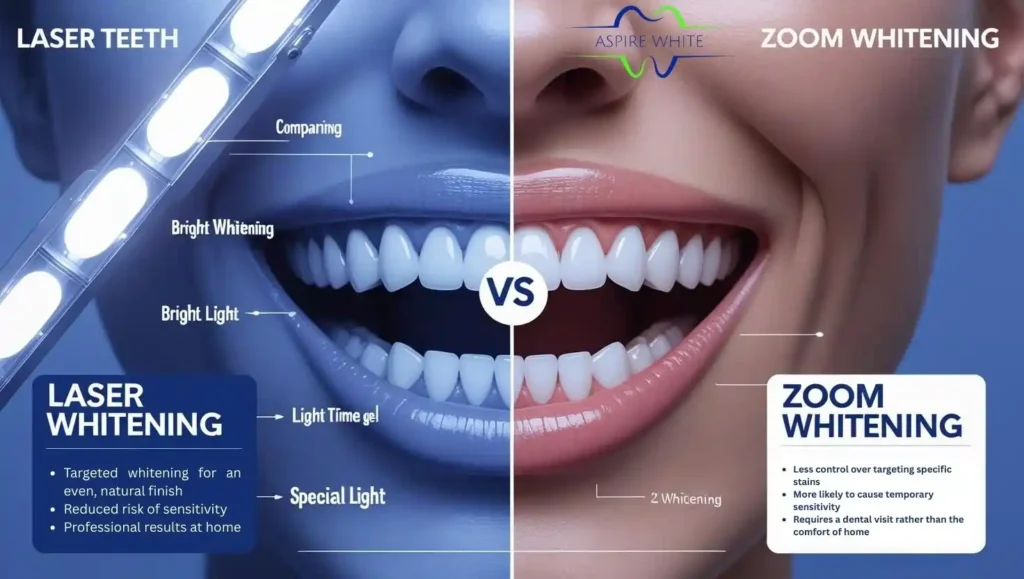 Laser Teeth Whitening vs. Zoom Whitening Bolton