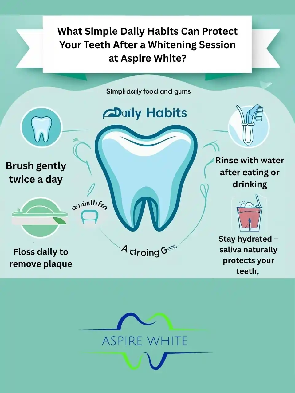 What Simple Daily Habits Can Protect Your Teeth After a Whitening Session at Aspire White Bolton